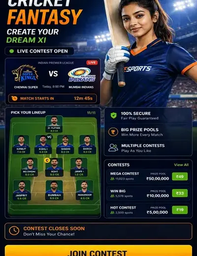 Vipgo7 (vip go 7) fantasy cricket & matchday visual 3